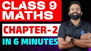 CLASS 9 Annual Exam 2026 | Maths Chapter 2 in 6 Minutes | MS SOLUTIONS