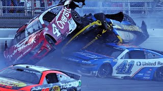 All NASCAR crashes from Talladega and Indycar crashes from LB(2024)