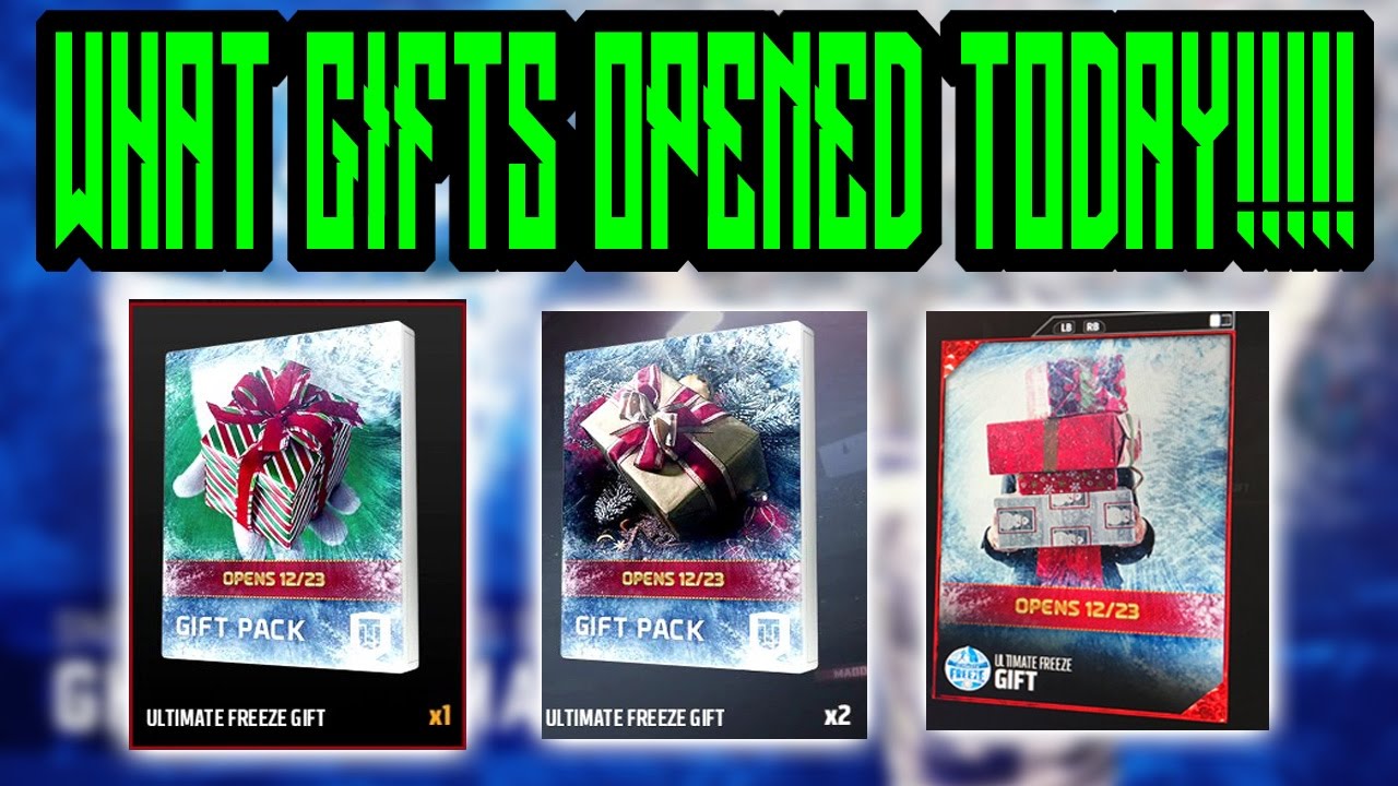 What Gifts Opened Today!!!!! | MUT 17 Christmas Promo