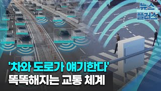 '차와 도로가 얘기한다'…똑똑해지는 교통 체계/한국경제TV뉴스