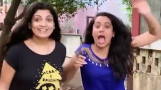 Pandavar Illam Serial Actress Cute And Hot Insta Reels Video