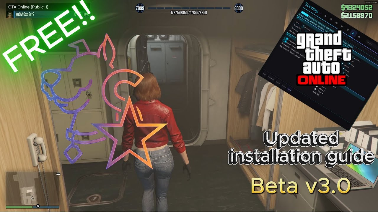 Scooby Mod Menu Beta v3.0 (2026) — EASY Install Guide for GTA Online + Crash Fixes!