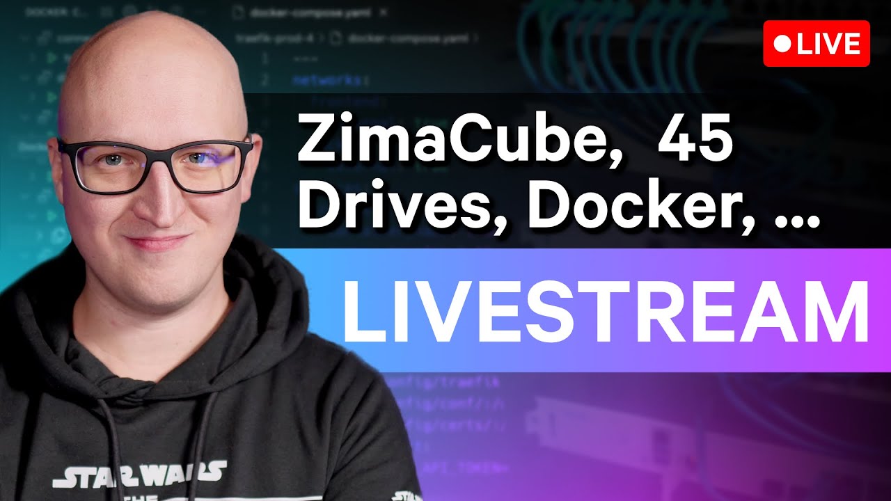 Zimacube 45 drives docker and other homelab stuff youtube