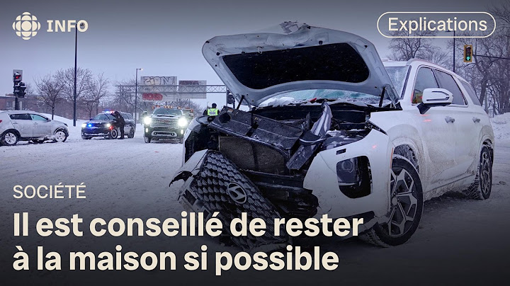 La tempête de neige se dirige vers l'est : le point au lendemain du blizzard | D'abord l'info