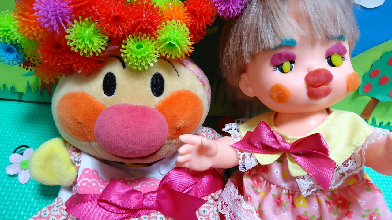 メルちゃん着ぐるみアンパン アンパンマン メルちゃん おもちゃ 変身ごっこ 女装 着せ替えごっこ