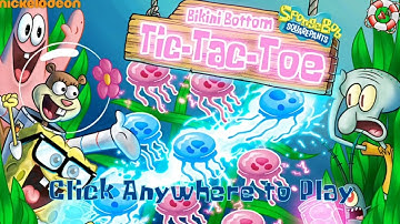 SpongeBob Bikini Bottom Tic-Tac-Toe (Browser Game)