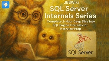 SQL Server Internal Series: Complete 2-Hour Deep Dive into SQL Engine Internals for Interview Prep