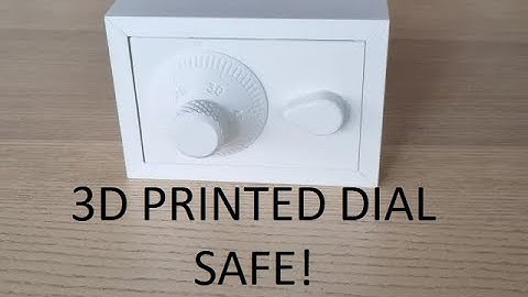 3D Printed Combination lock!