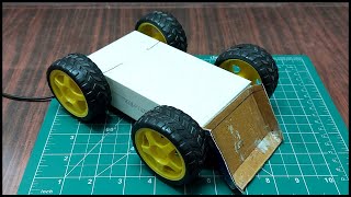 How to make a Simple Remote controlled Car | Bulldozer