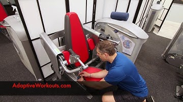 Adaptive Workouts Trainer - Setting Up Nautilus One Triceps Extension