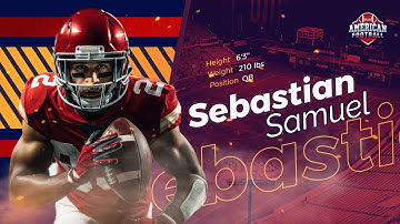 Free American Football Highlight Sport Player Introducing Video Template (Customizable) --FlexClip