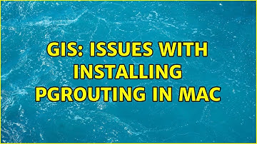 GIS: Issues with installing pgrouting in mac (2 Solutions!!)