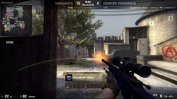 CS:GO: 4k + Wallbang on Cobblestone
