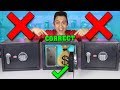 DONT Open The WRONG Mystery Safe (UNBOXING IPHONE 11 PRO OR NOTHING - CHALLENGE)