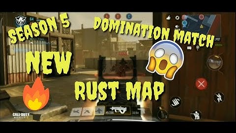 COD mobile gameplay || Domination match in rust map in call of duty