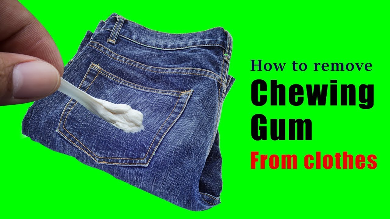 How to remove chewing gum from clothes  ASOS Menswear tutorial  YouTube