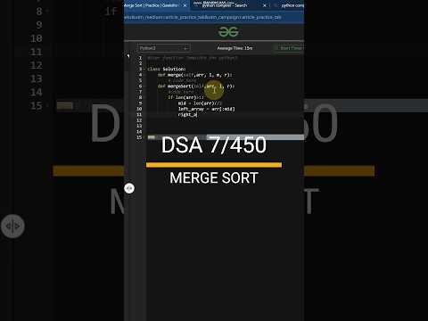 Merge Sort in