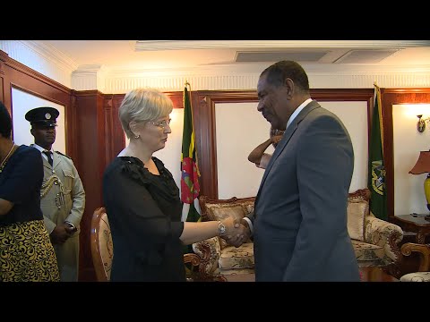Her Excellency Gertiana Serbu is Romania's First Ambassador to Dominica