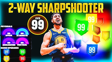BEST 2-WAY SHARPSHOOTER BUILD IN NBA 2K21!(DEMIGOD RARE BUILD)