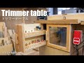 【DIY】トリマーテーブルをアップグレード！収納をつけて快適にしてみた／Upgrade trimmer table