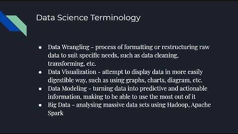 Data Science Terminology - (DAS02 by Myanmar Data Science)