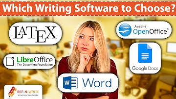 Popular Writing Software for Authors and Researchers