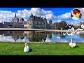 فيروزيات الصباح وجوله فى حديقه قصر شانتى 4 فرنسا      