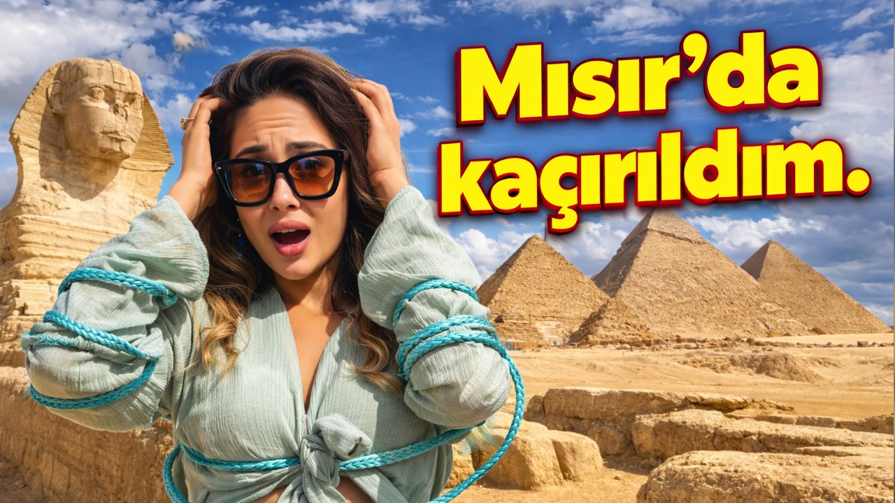 Tek Başıma Mısır'a Gittim..Kahire'de Az Kalsın Kaçırılıyordum  !