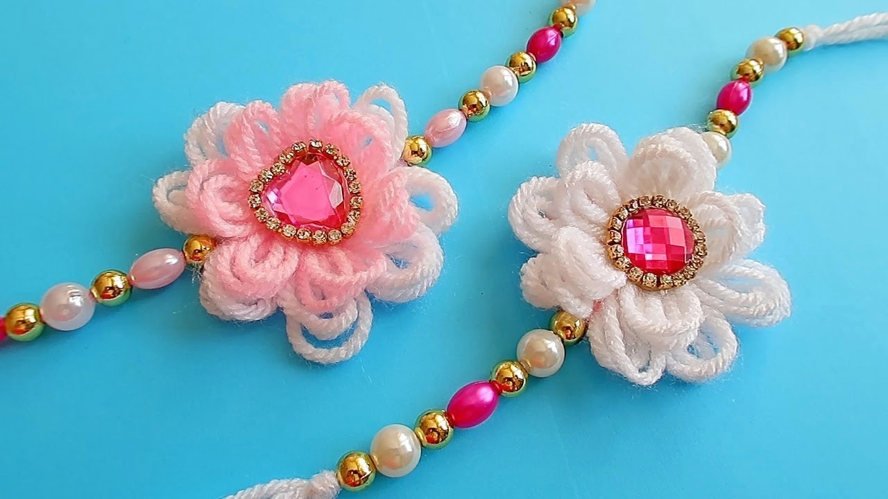 DIY: Easy Rakhi Designs!!! How to Make Easy Rakhi at Home 68 ...