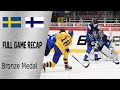 Sweden vs Finland Bronze Medal game Highlights | January 5th, WJC 2020