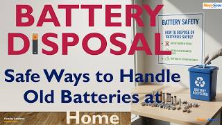 Battery Disposal : Safe Ways to Handle Old Batteries at Home