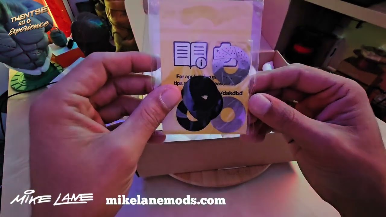 mike Lane Mods Knight Rider car model .  Unboxing the epic box of him