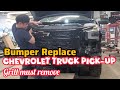 How to Remove/Replace front bumper Chevrolet truck pick-up Z-71? Tanggalin bumper Chevrolet pick-up