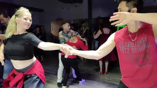 Bachata Sensual Social dance by Clark & Stephanine to [Señorita] by DJ Tronky