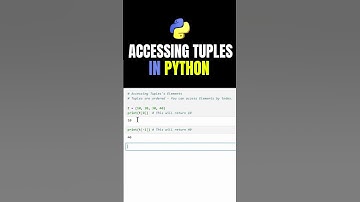 How To Access Tuple