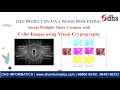 Unlocking Secret Shares with Color Images Using Visual Cryptography π
