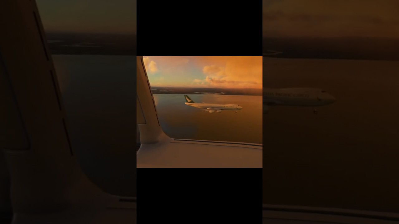 Caution!!! Wake turbulence 747