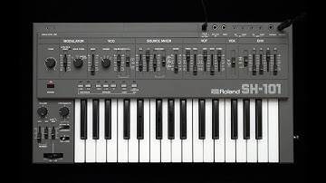 How to use a Roland SH101 Analog Synth complete guided tour
