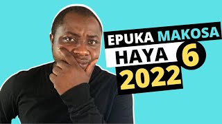 EPUKA MAKOSA HAYA  6 KAMA UNATAKA KUFANIKIWA KATIKA MAISHA/BIASHARA MWAKA 2022