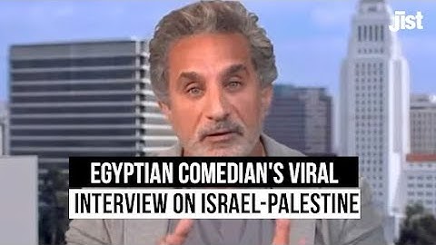 Bassem Youssef and Piers Morgan