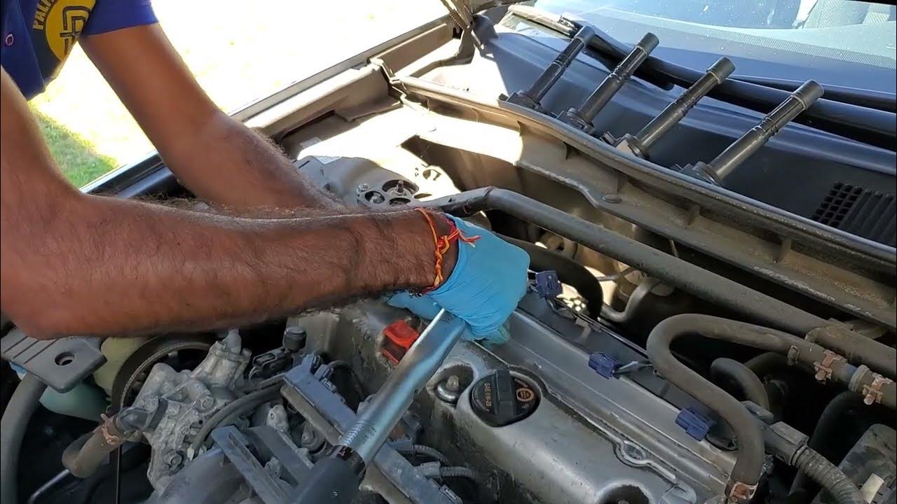 9th Gen Honda Accord (2012) Spark plugs replacement - YouTube