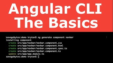 Angular CLI - The Basics - Angular 2/4