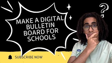 Make a Digital Bulletin Board for Schools in Minutes