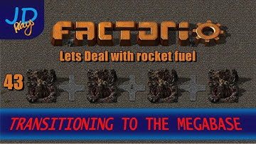 Factorio 0.16 Transitioning to the MEGABASE EP43 Lets Deal with rocket fuel