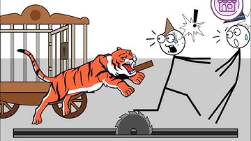 Thief Puzzle-levels301-350 gameplay walkthrough- Funny Stickman Puzzle game