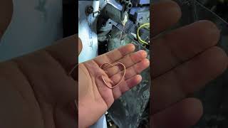 How do you make metal jewelry? | Automatic Copper Wire Bending Process