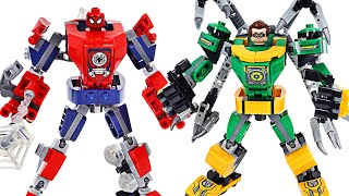 Lego Marvel Spider-Man & Doctor Octopus Mech battle! | DuDuPopTOY