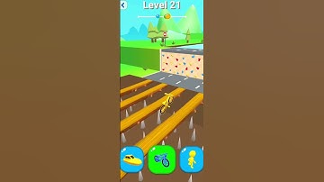 Shape-Shifting 🚲🚁🛶🚗 Game | Level-21 | Gameplay Walk-through #gaming #shapeshifting #shorts #games