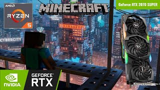 🔴RTX TADINDA MİNECRAFT İNŞAATA DEVAM ONLİNE  | RYZEN 5 5500 | RTX 2070 SUPER 16GB Ram Fps Test