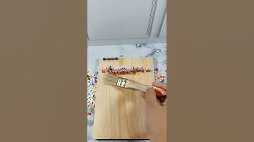 Satisfying Beads Rainbow in Reverse Video #reverse  #beads #shorts